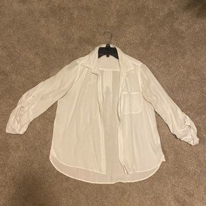 White button down